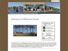 Tablet Screenshot of cobblestonefarmshoa.net